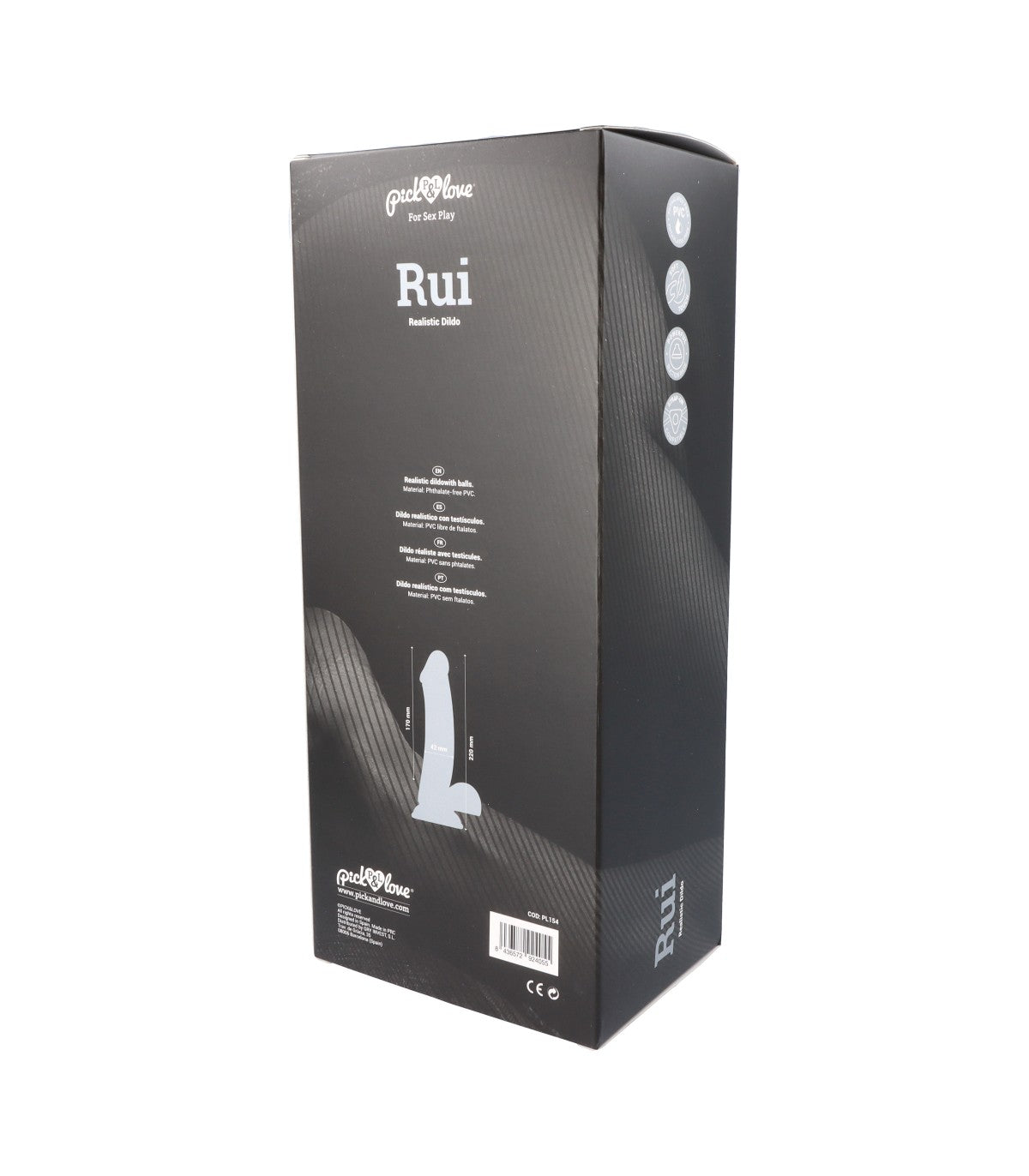 PENE REALISTICO RUI 22 CM