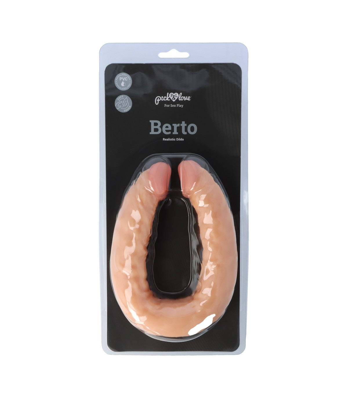 BERTO DOPPIO PENE REALISTICO 40 CM