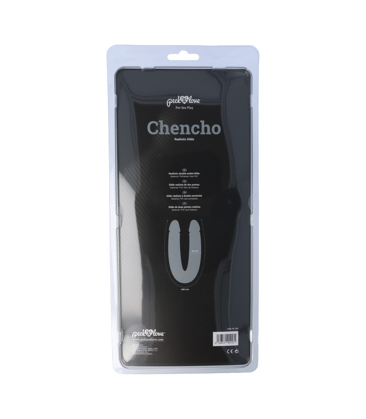 DOPPIO PENE REALISTICO CHENCHO 49 CM