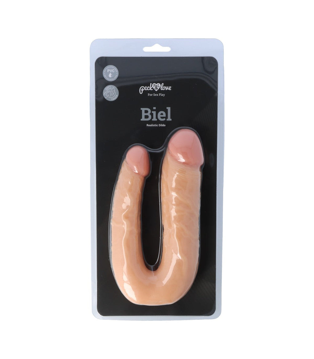 PENE REALISTICO A DOPPIA ASTA 42 CM