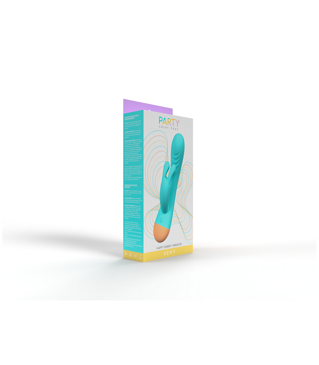 VIBRATORE KENY RICARICABILE BLU