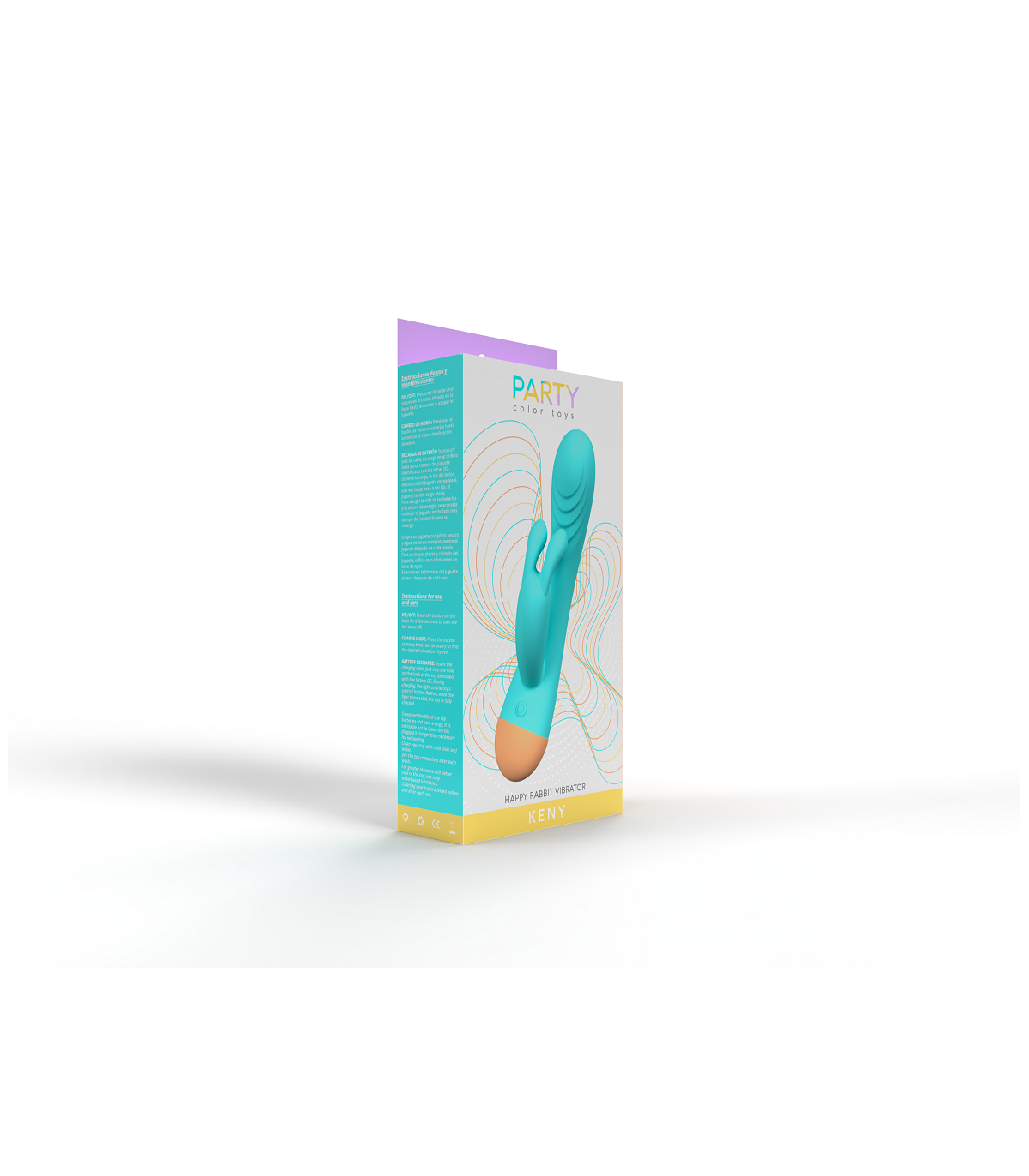 VIBRATORE KENY RICARICABILE BLU