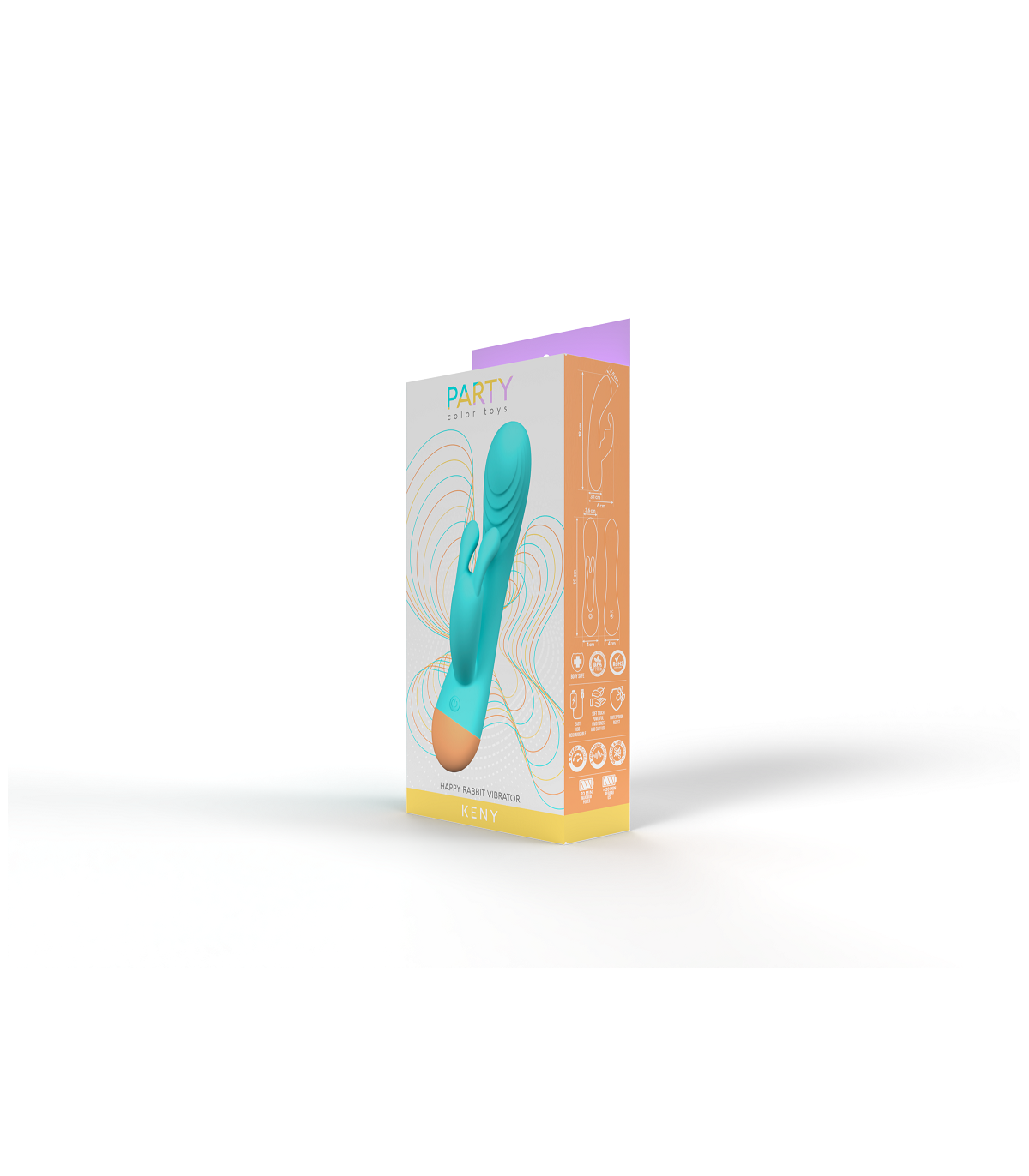 VIBRATORE KENY RICARICABILE BLU
