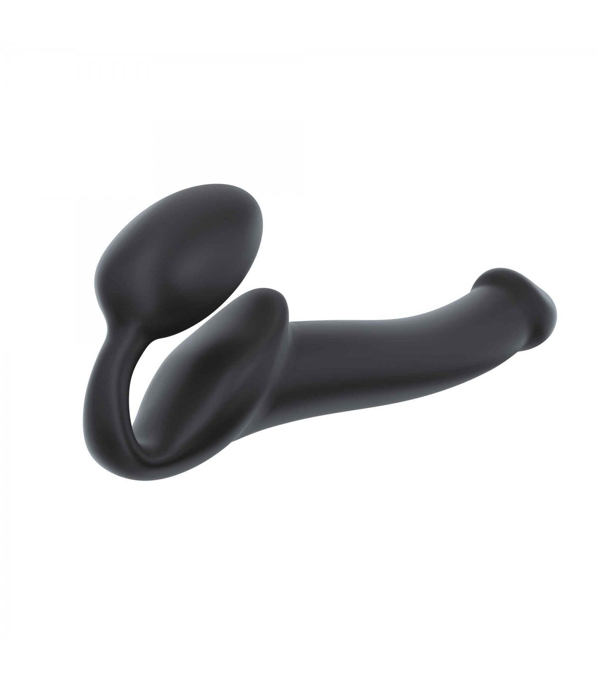 IMBRACATURA DILDO STRAP-ON FLESSIBILE MORBIDO SILICONE NERO M