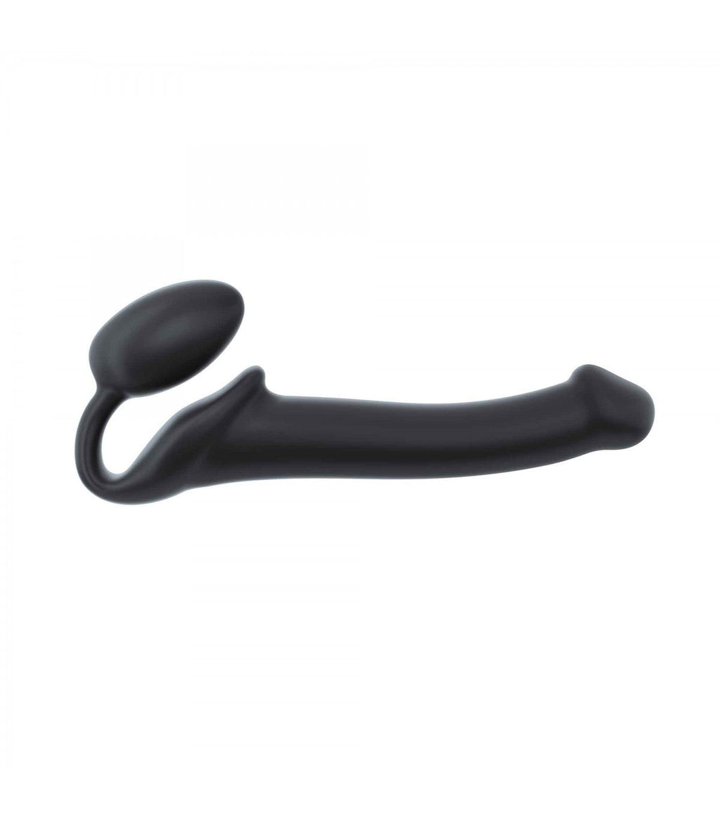 IMBRACATURA DILDO STRAP-ON FLESSIBILE MORBIDO SILICONE NERO M