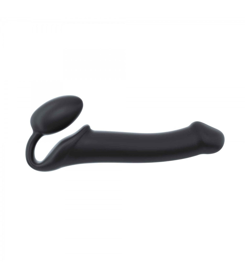 IMBRACATURA DILDO STRAP-ON FLESSIBILE MORBIDO SILICONE NERO L
