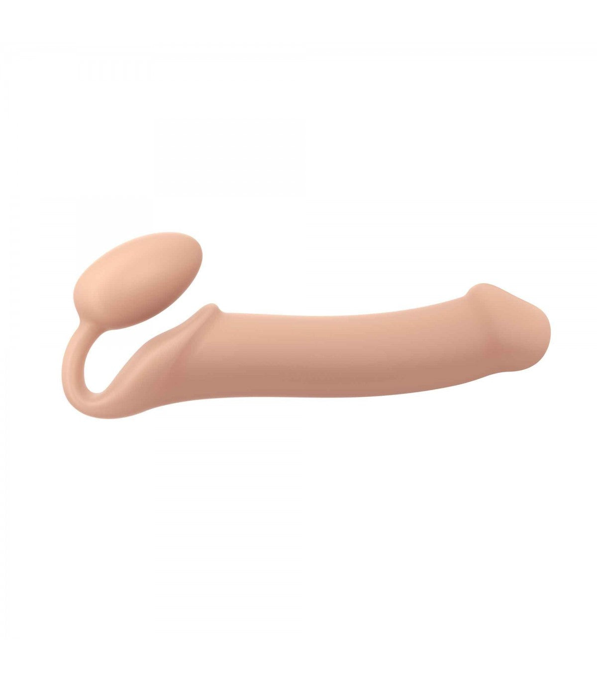 IMBRACATURA DILDO STRAP-ON FLESSIBILE MORBIDO SILICONE NUDE XL