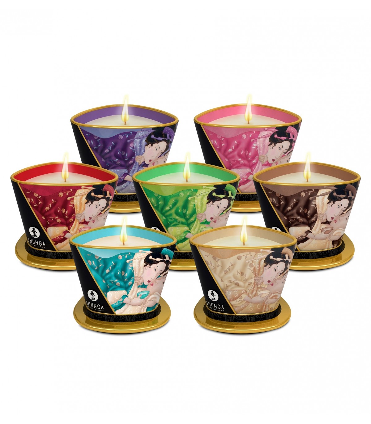 CANDELA DA MASSAGGIO AI FIORI DELL'ISOLA 170ML