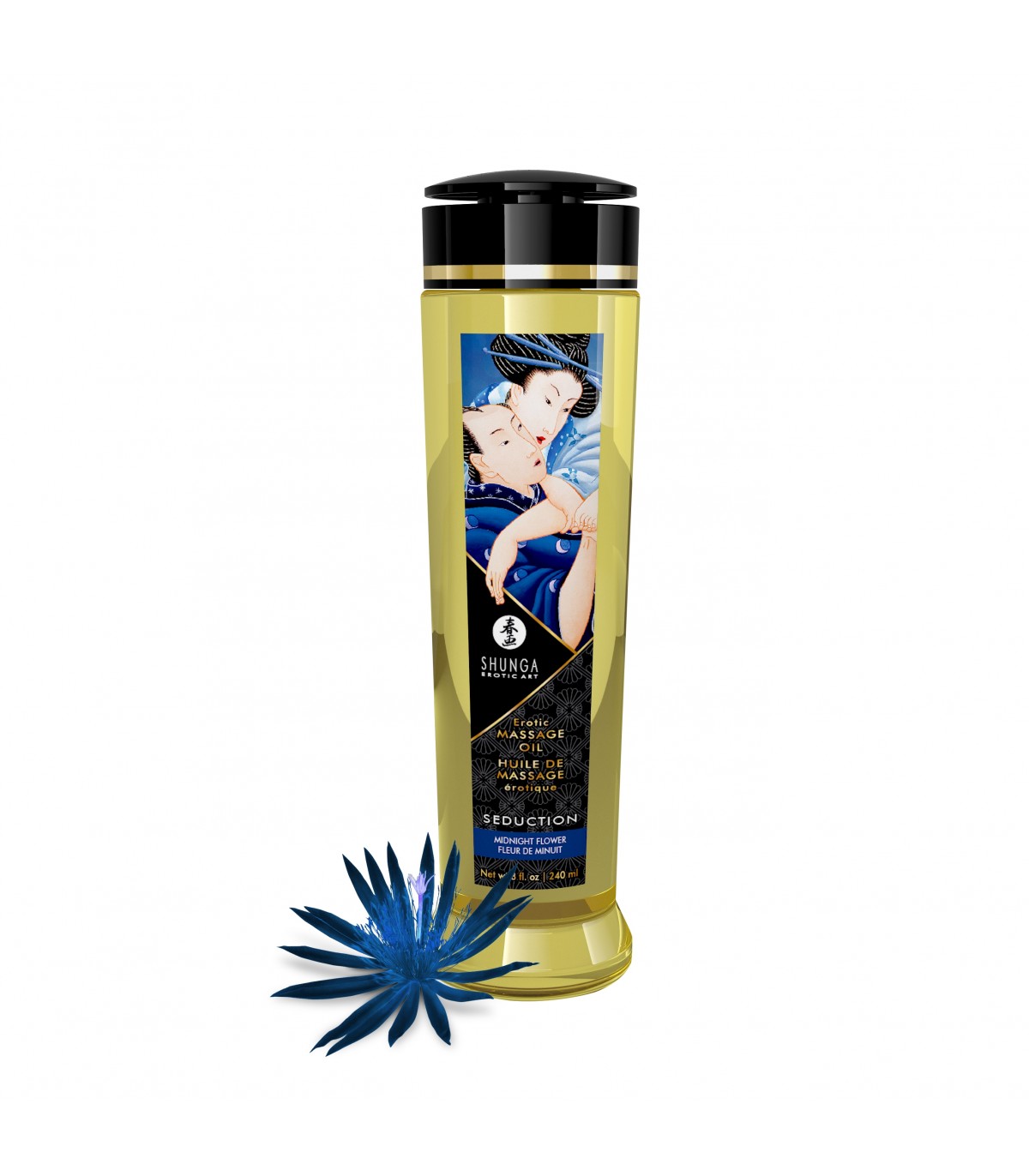 OLIO DA MASSAGGIO AI FIORI DI MEZZANOTTE SEDUZIONE 240 ML