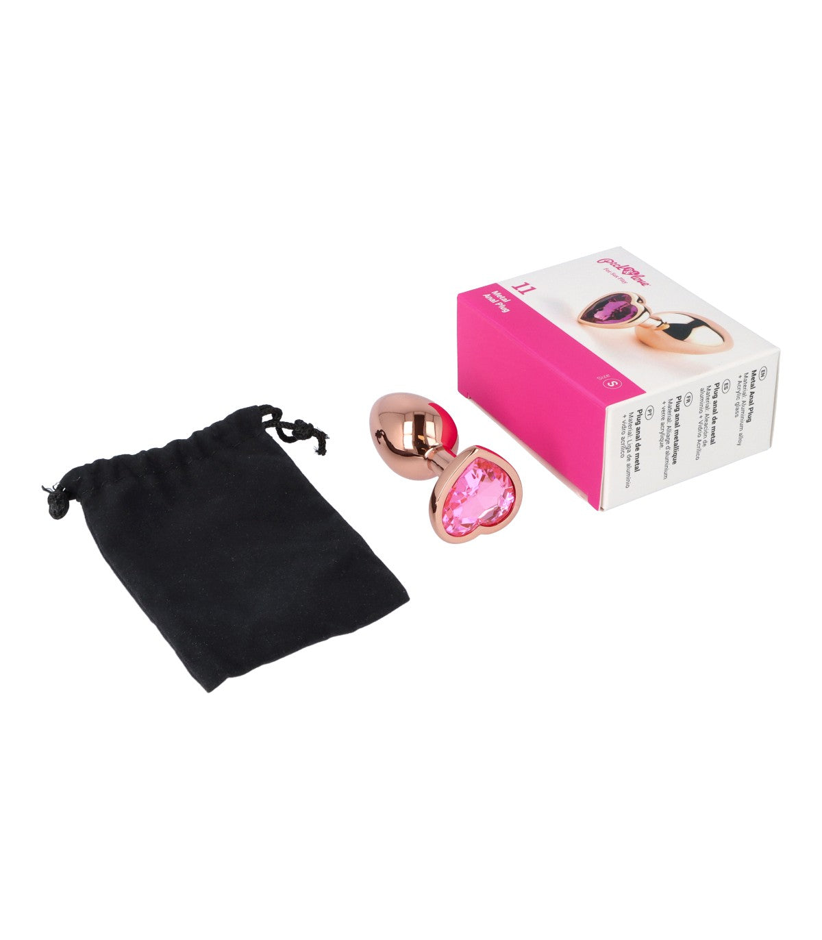 N. 11 PLUG ANALE IN METALLO TAGLIA S