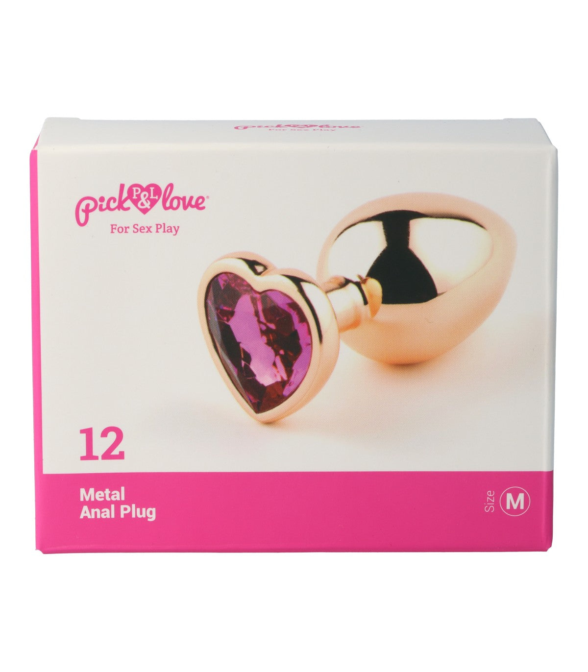 N. 12 PLUG ANALE IN METALLO TAGLIA M