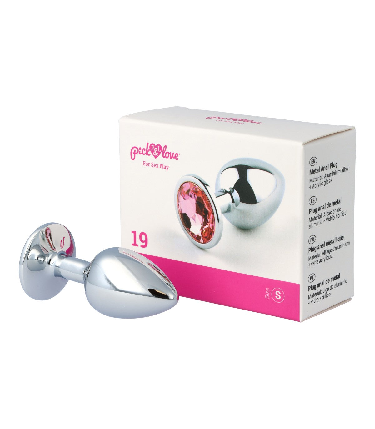 N. 19 PLUG ANALE IN METALLO TAGLIA S