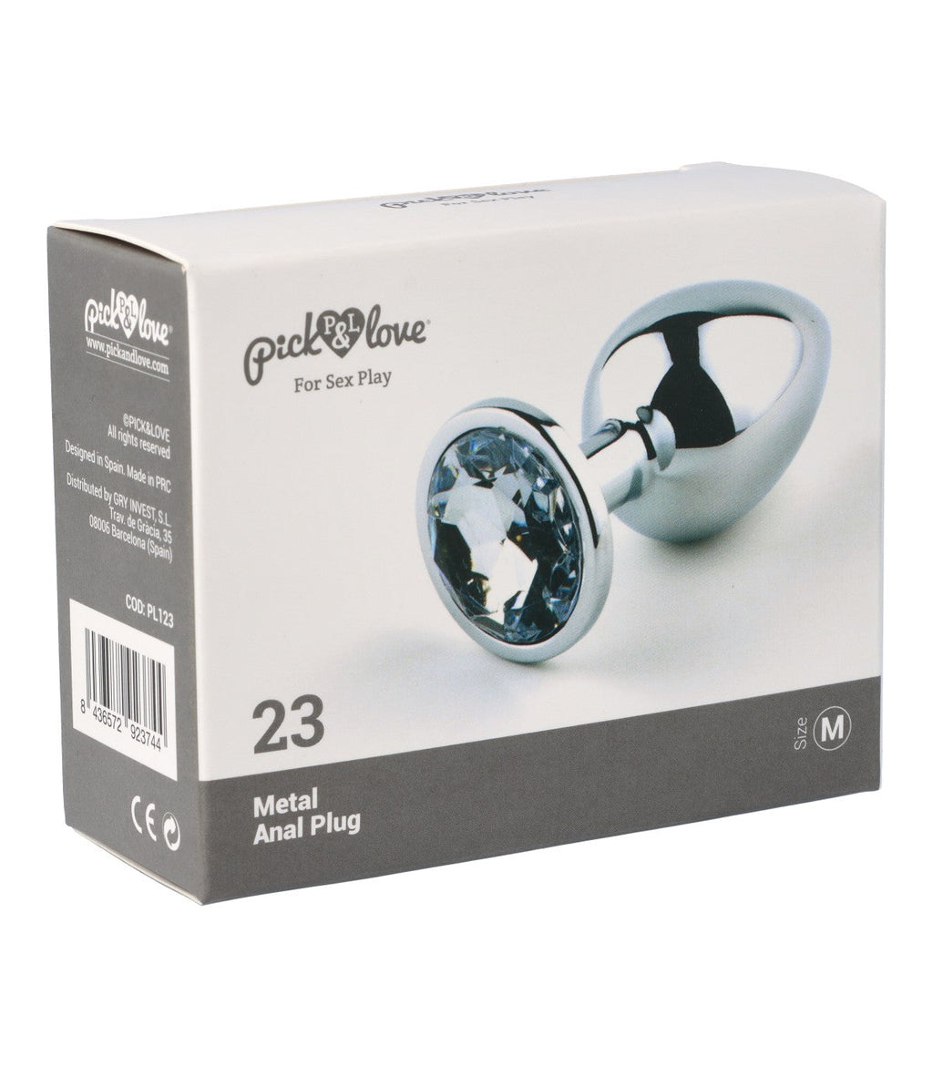 N. 23 PLUG ANALE IN METALLO TAGLIA M