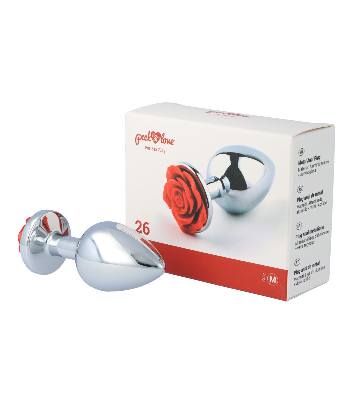 N. 26 PLUG ANALE IN METALLO TAGLIA M