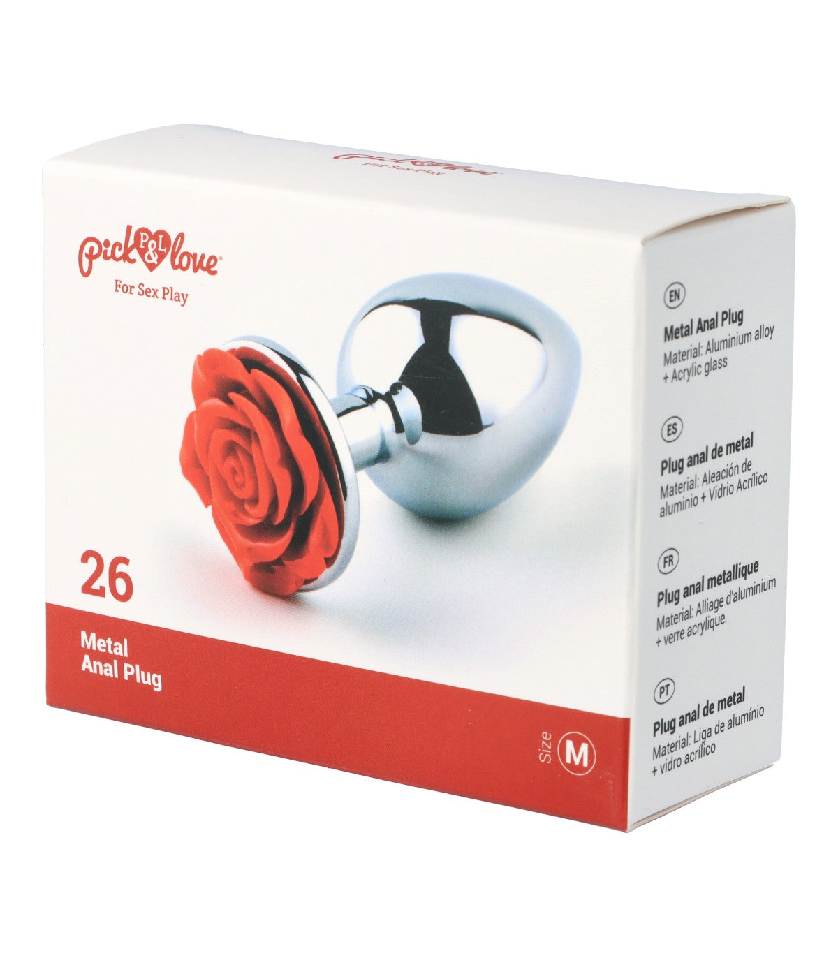 N. 26 PLUG ANALE IN METALLO TAGLIA M