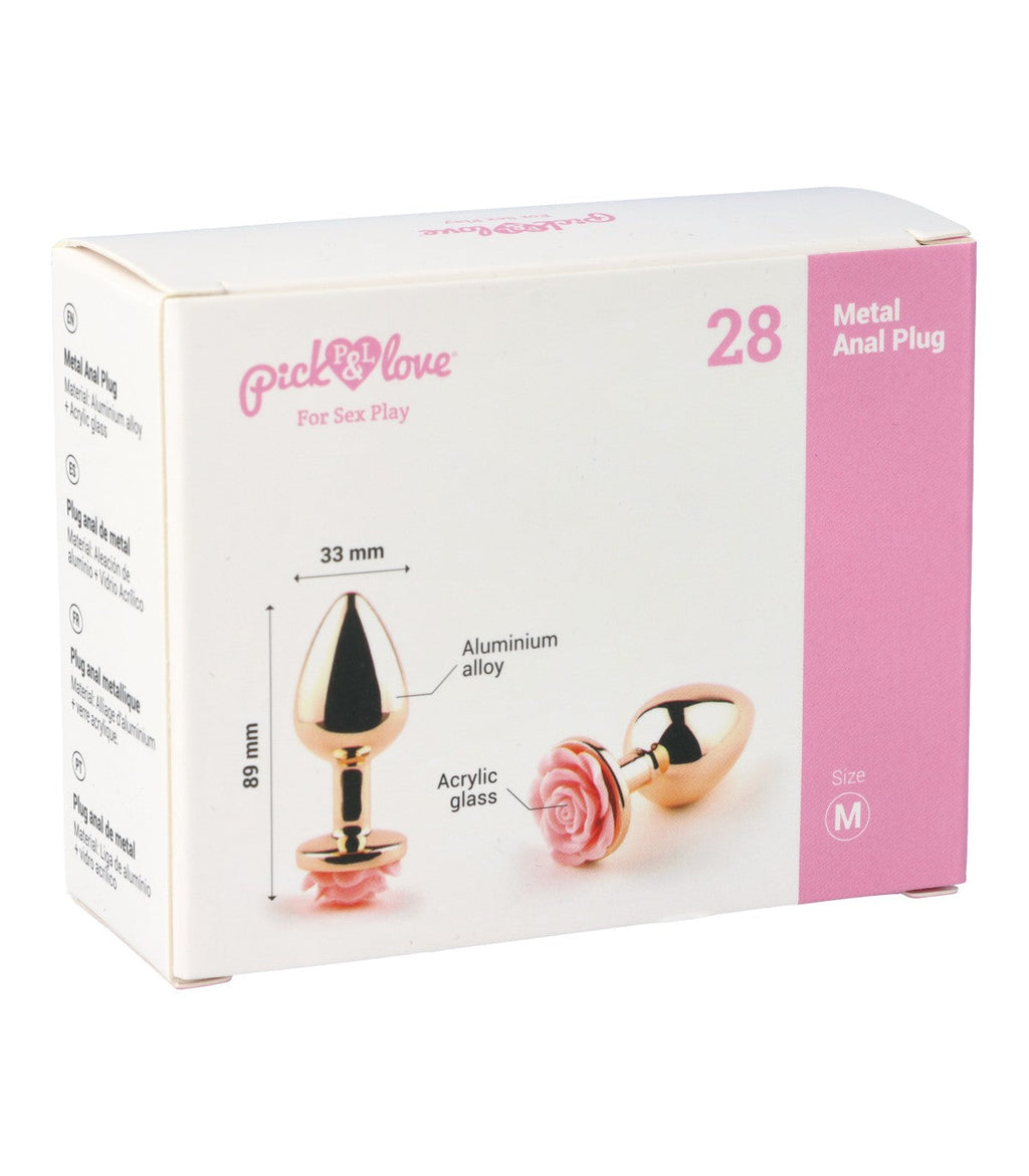 N. 28 PLUG ANALE IN METALLO TAGLIA M