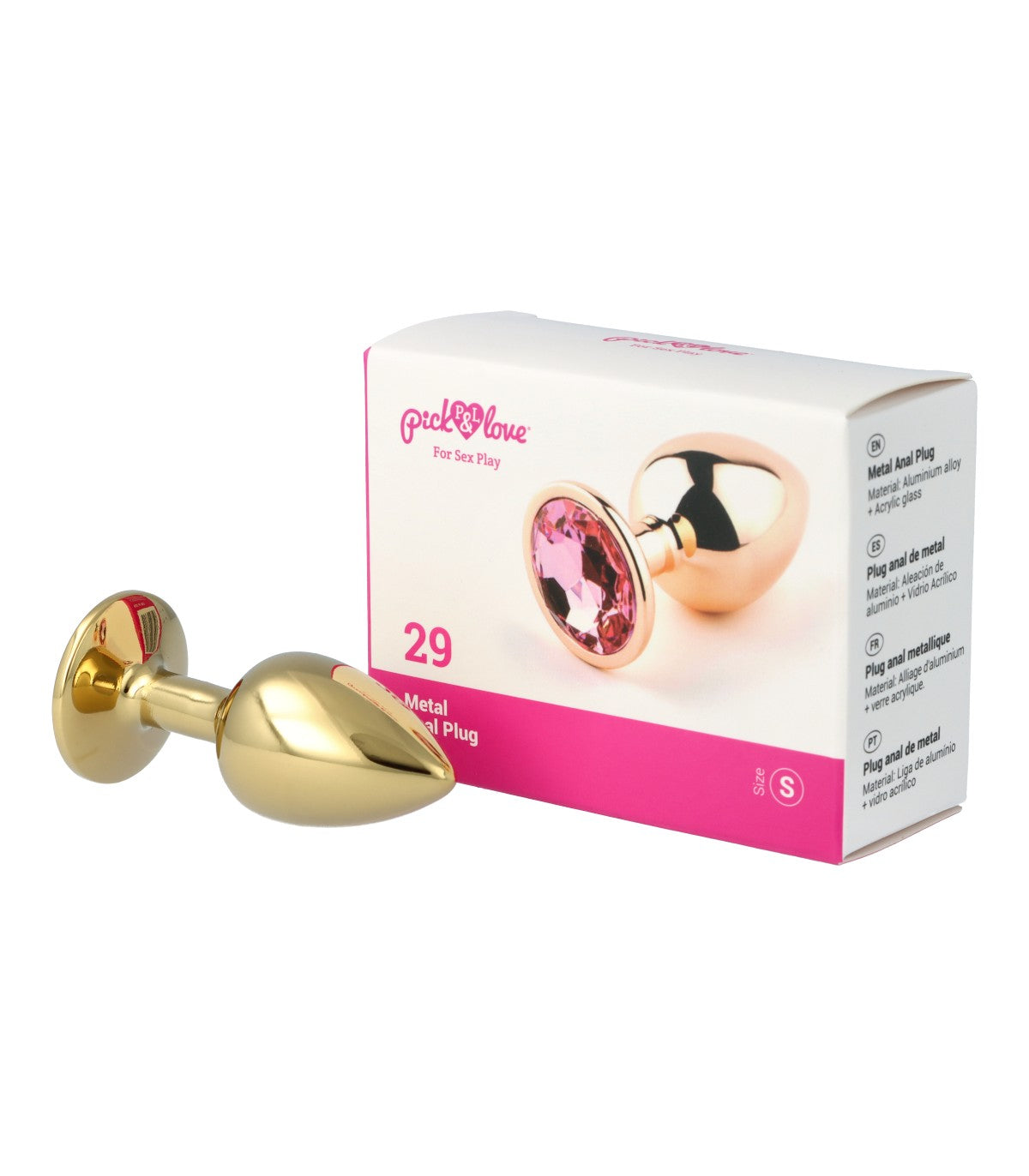 N. 29 PLUG ANALE IN METALLO TAGLIA S