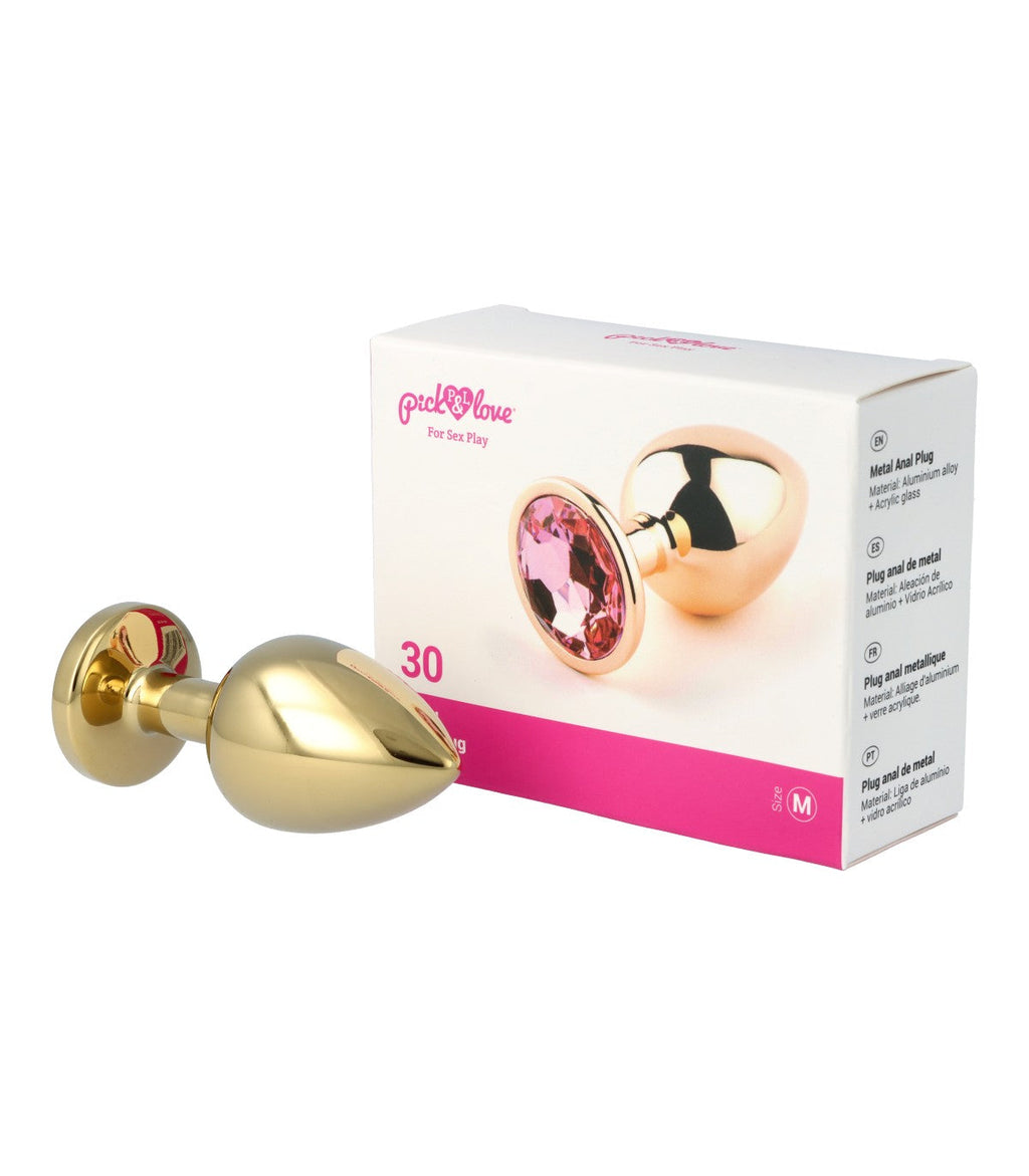 Nº 30 PLUG ANALE IN METALLO TAGLIA M