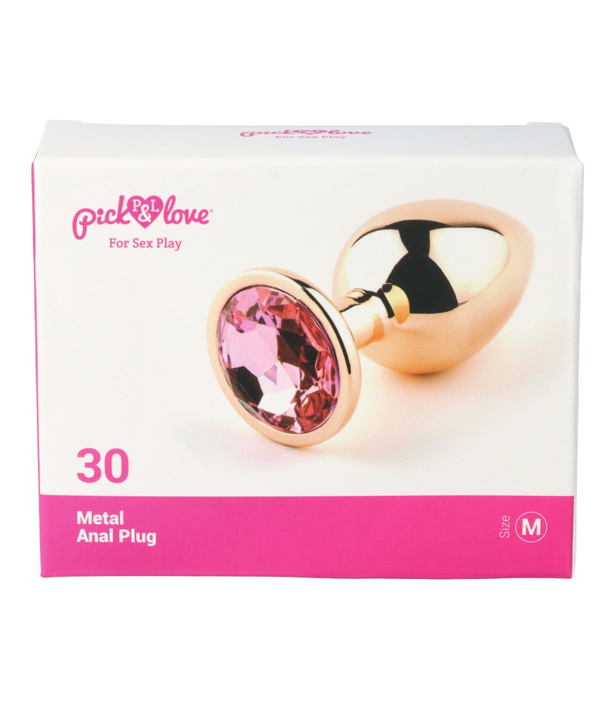 Nº 30 PLUG ANALE IN METALLO TAGLIA M