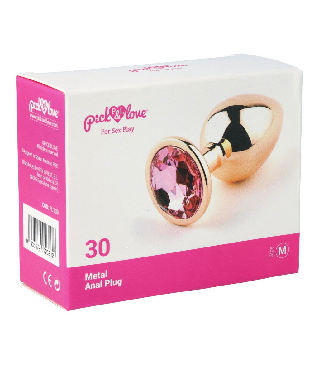 Nº 30 PLUG ANALE IN METALLO TAGLIA M