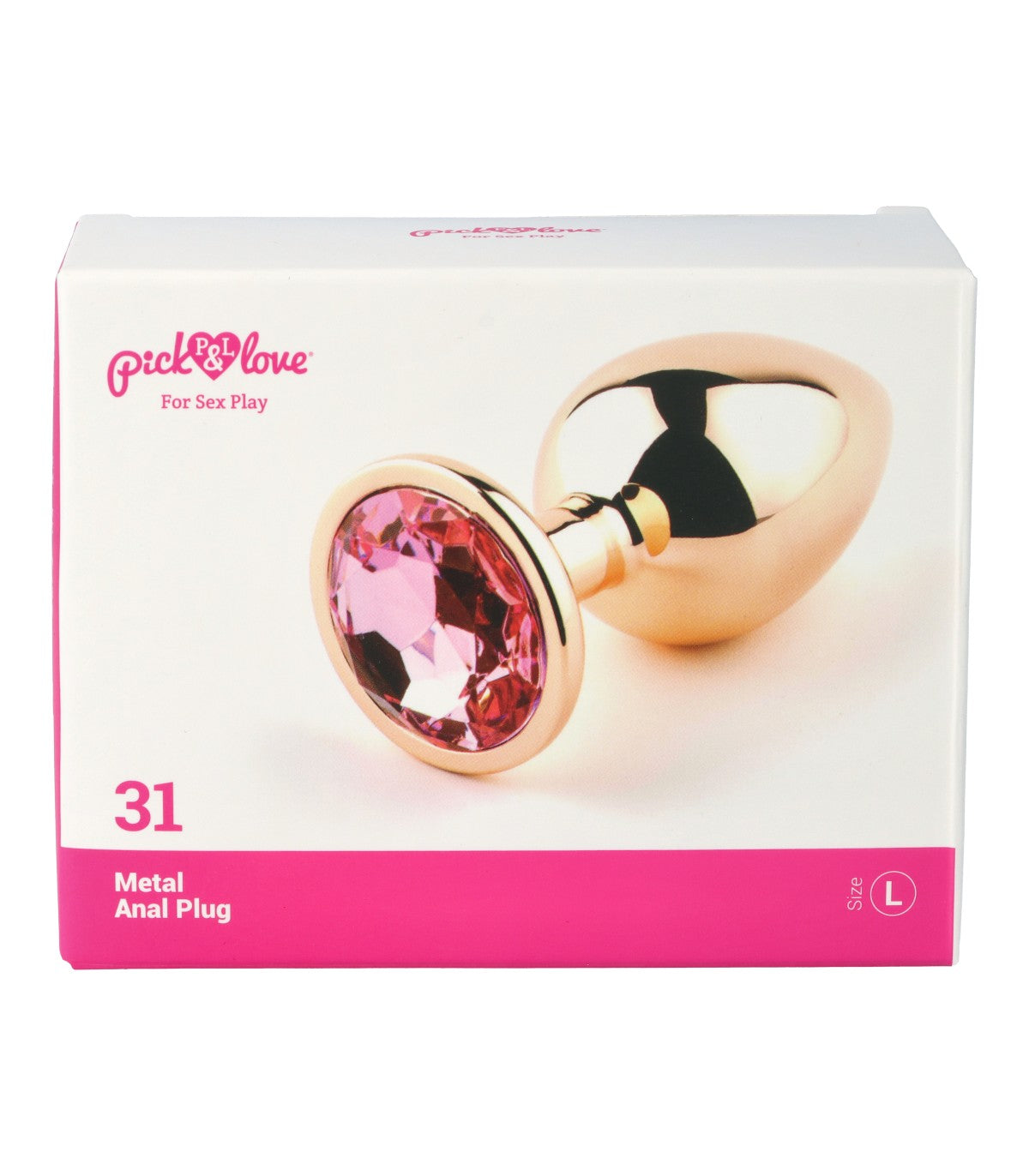 Nº 31 PLUG ANALE IN METALLO TAGLIA L