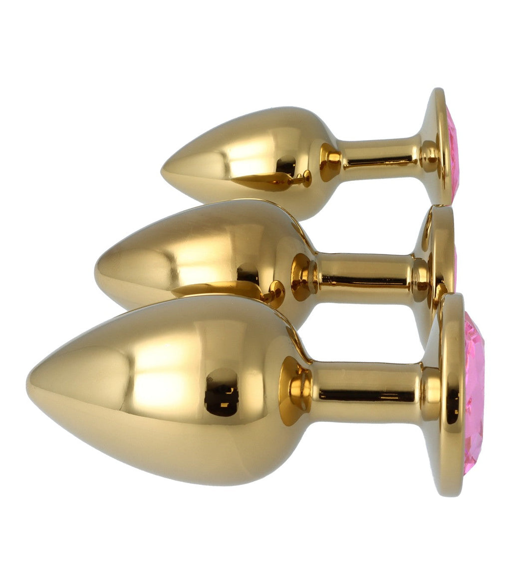 SET DI PLUG ANALI IN METALLO N. 32