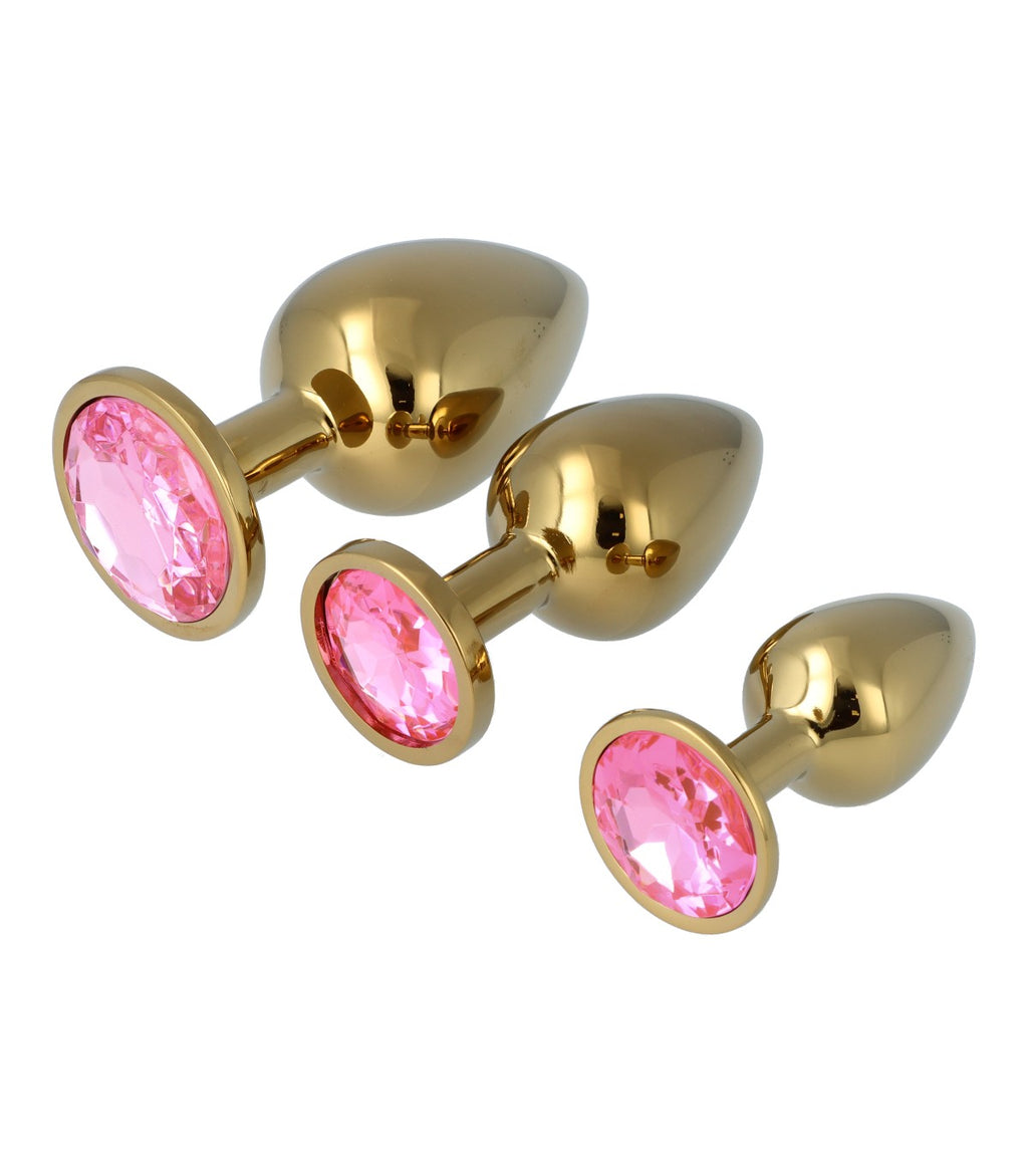 SET DI PLUG ANALI IN METALLO N. 32