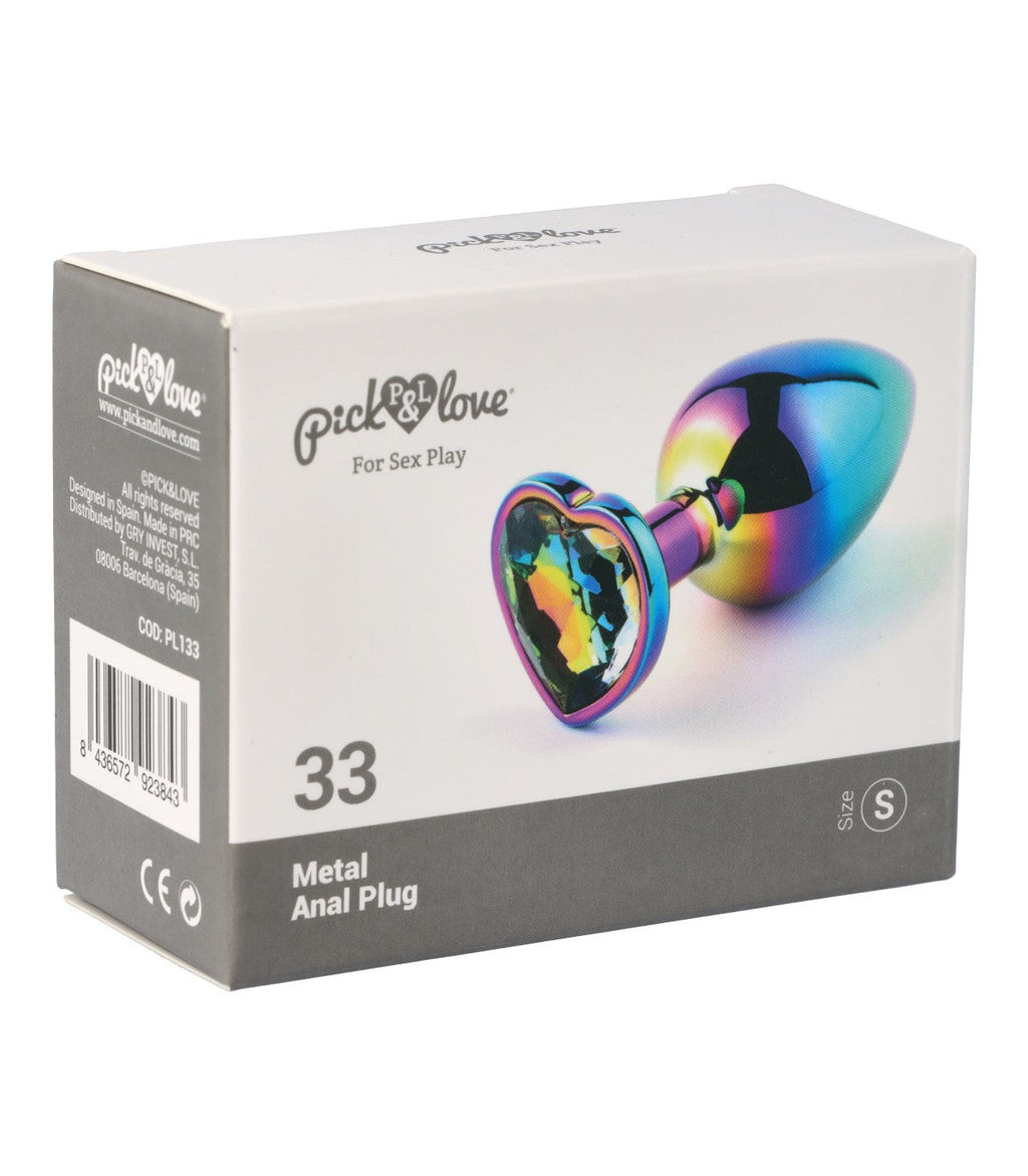 Nº 33 PLUG ANALE IN METALLO TAGLIA S