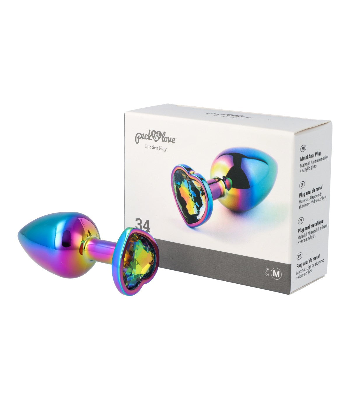 Nº 34 PLUG ANALE IN METALLO TAGLIA M