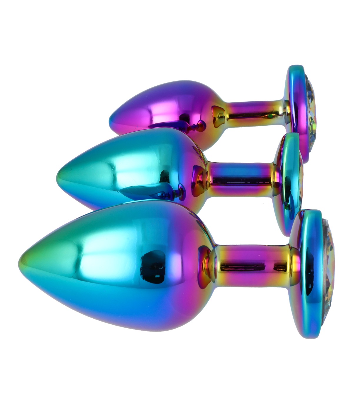 SET DI PLUG ANALI IN METALLO N. 36
