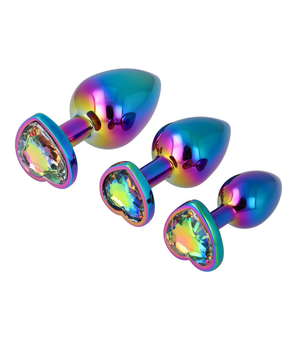 SET DI PLUG ANALI IN METALLO N. 36