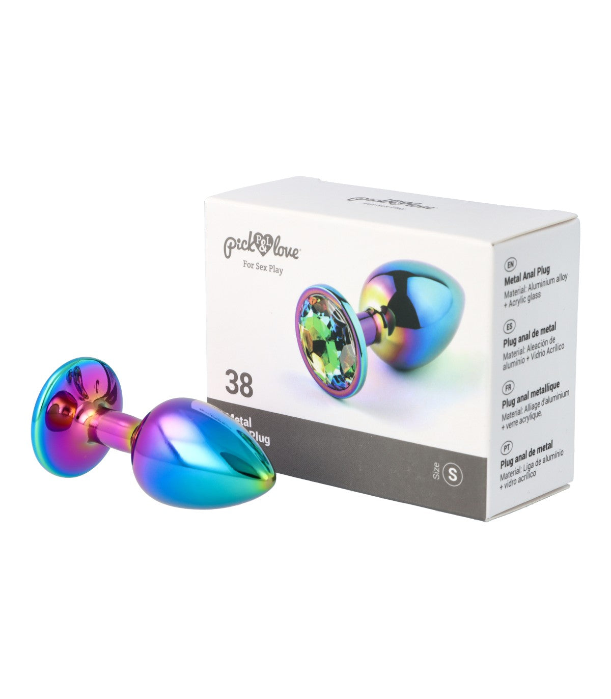 Nº 38 PLUG ANALE IN METALLO TAGLIA S
