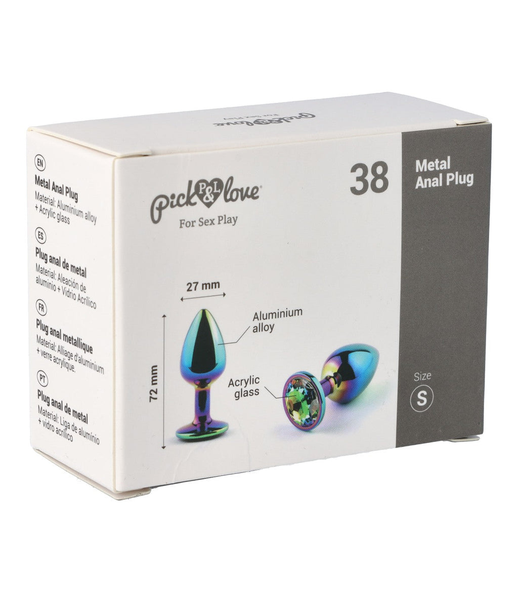 Nº 38 PLUG ANALE IN METALLO TAGLIA S