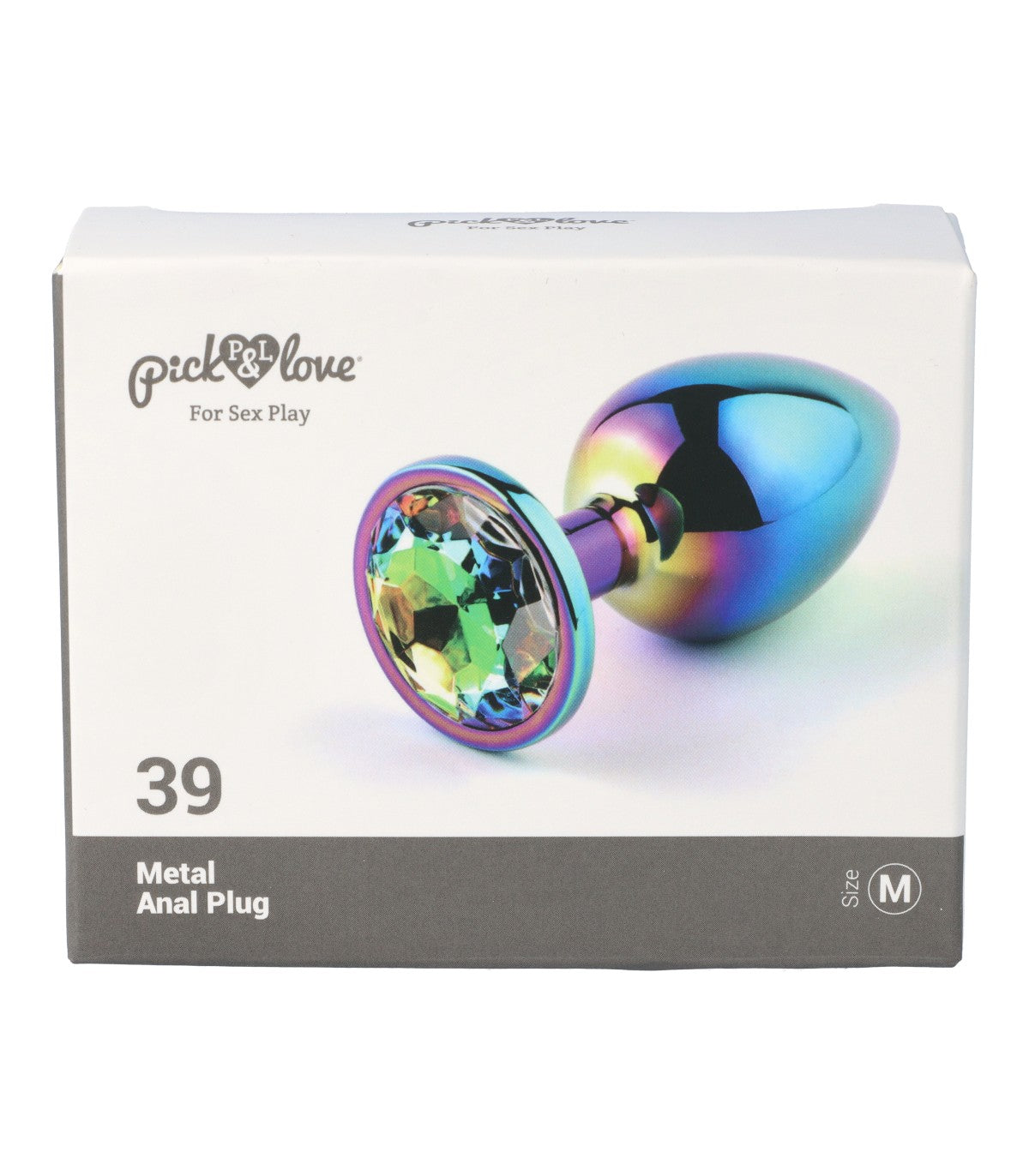 Nº 39 PLUG ANALE IN METALLO TAGLIA M