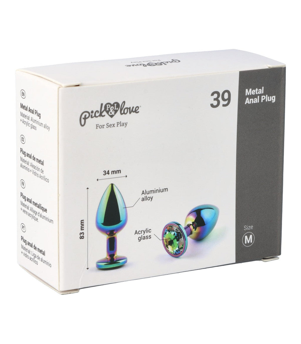 Nº 39 PLUG ANALE IN METALLO TAGLIA M