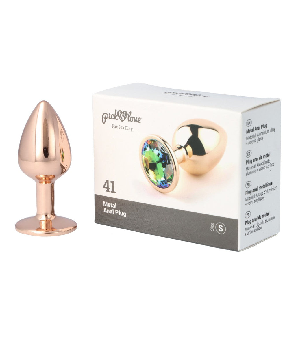 Nº 41 PLUG ANALE IN METALLO TAGLIA S