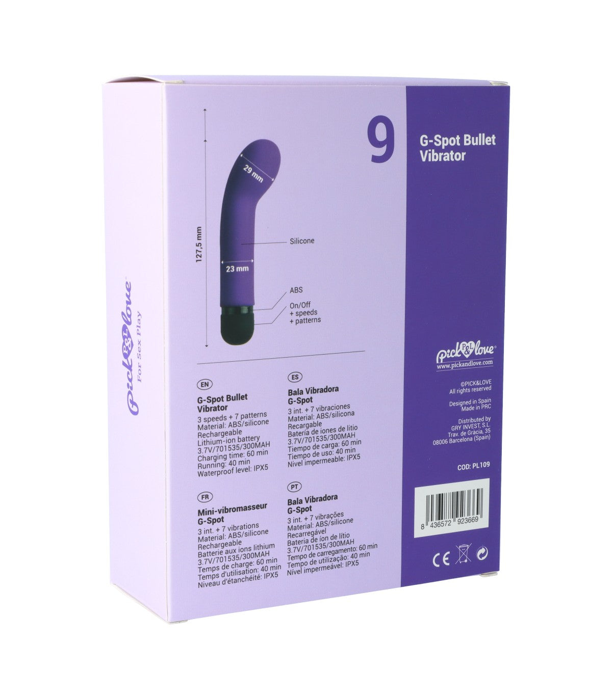 N. 9 VIBRATORE A PROIETTILE PUNTO G
