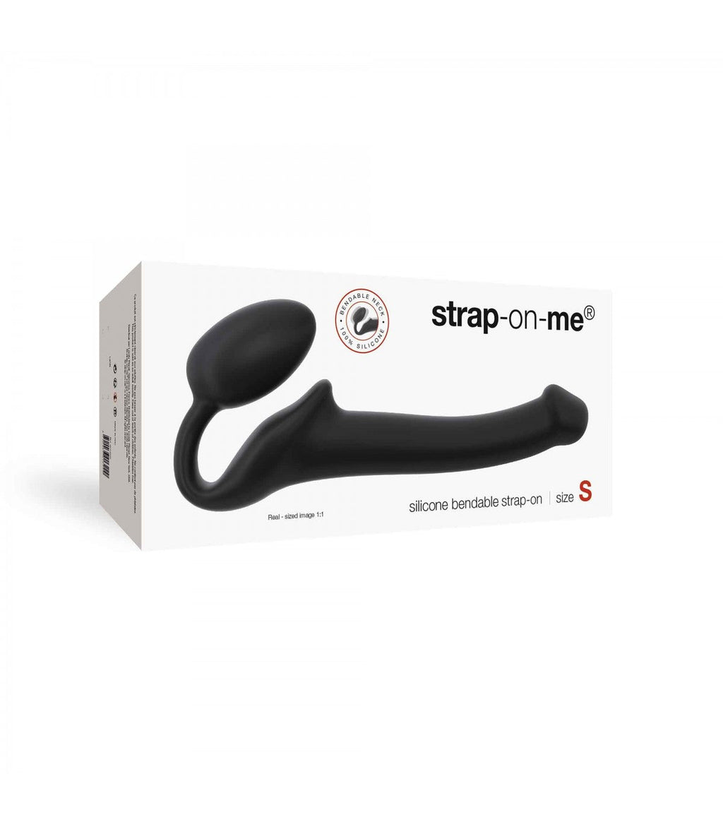 IMBRACATURA DILDO STRAP-ON FLESSIBILE MORBIDO SILICONE NERO S