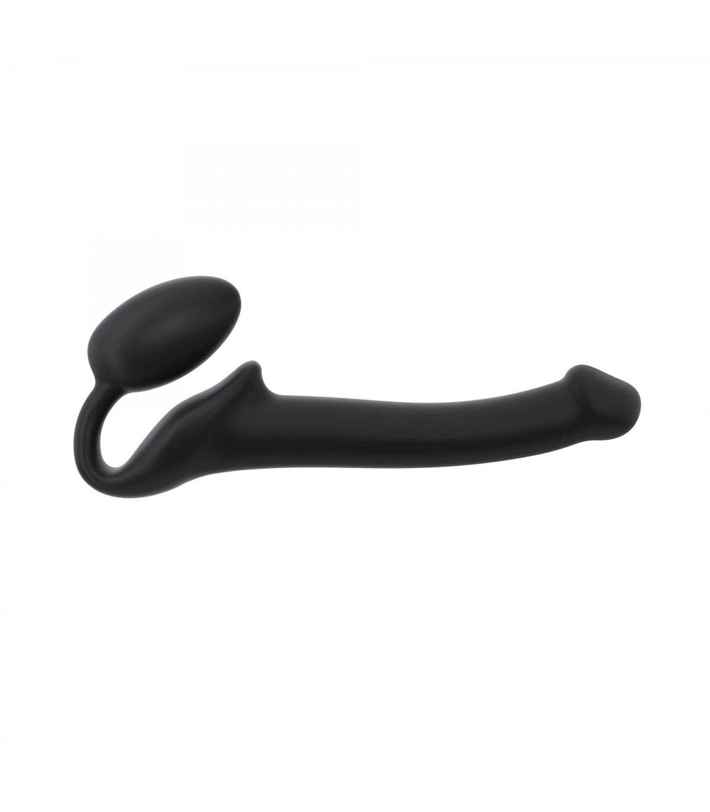 IMBRACATURA DILDO STRAP-ON FLESSIBILE MORBIDO SILICONE NERO S
