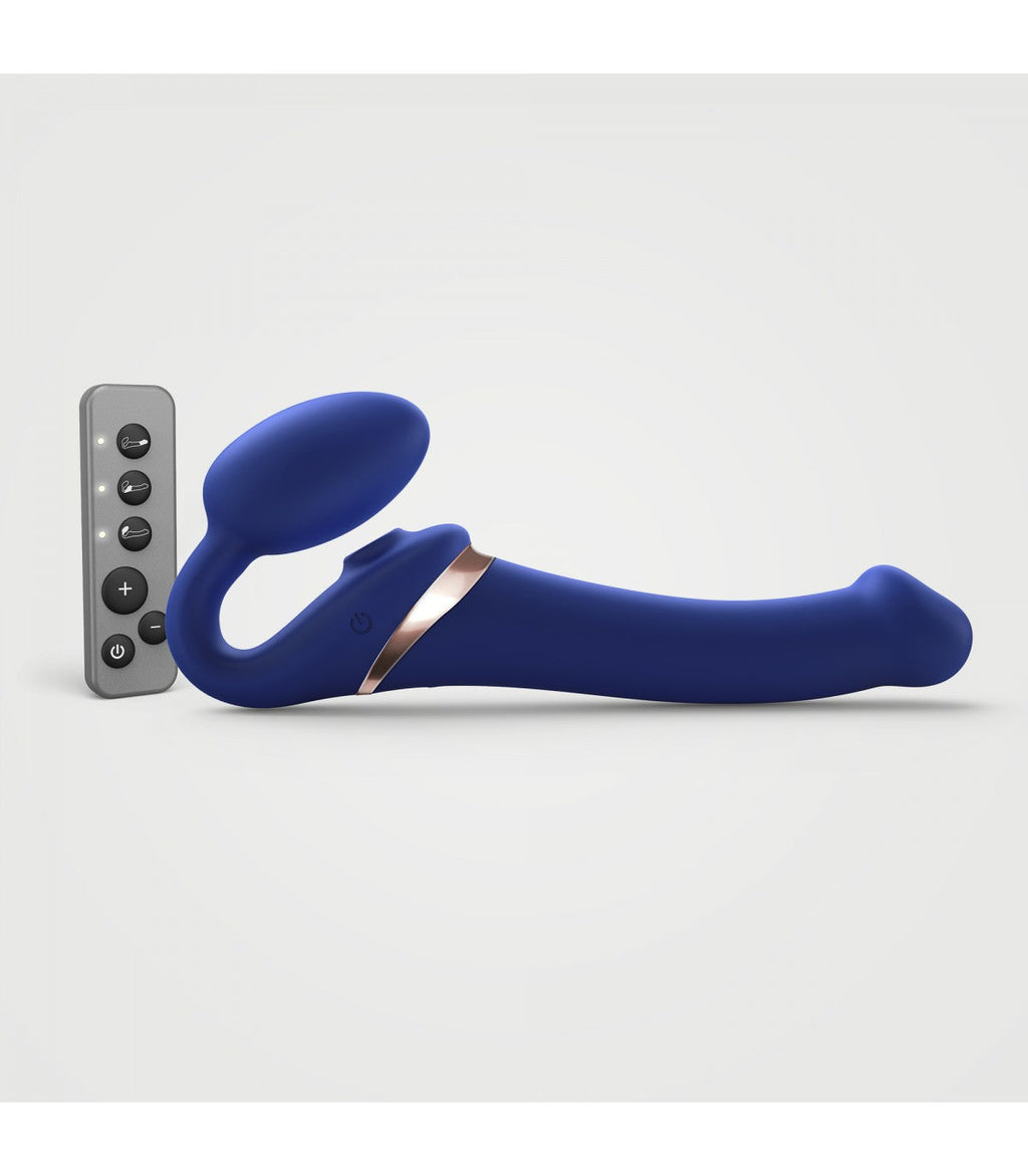 IMBRACATURA REGOLABILE MULTI ORGASMO BLU