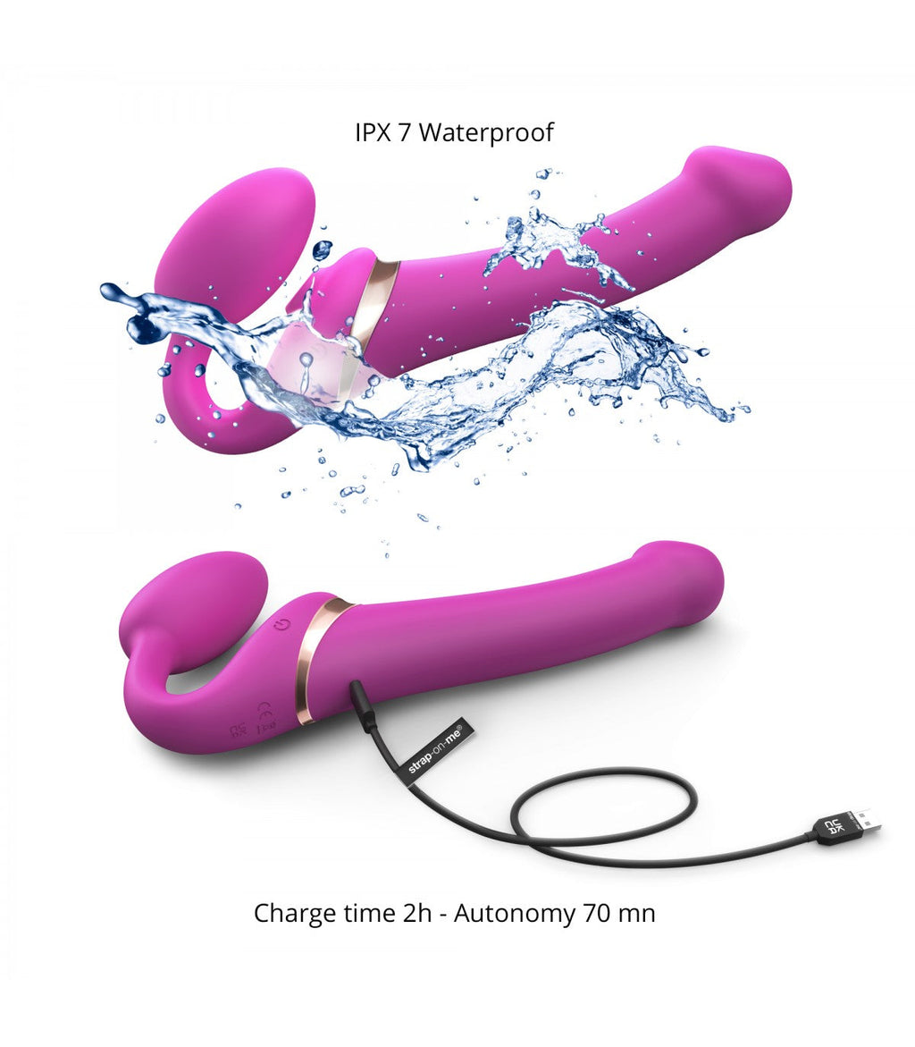 IMBRACATURA REGOLABILE MULTI ORGASMO S FUCSIA