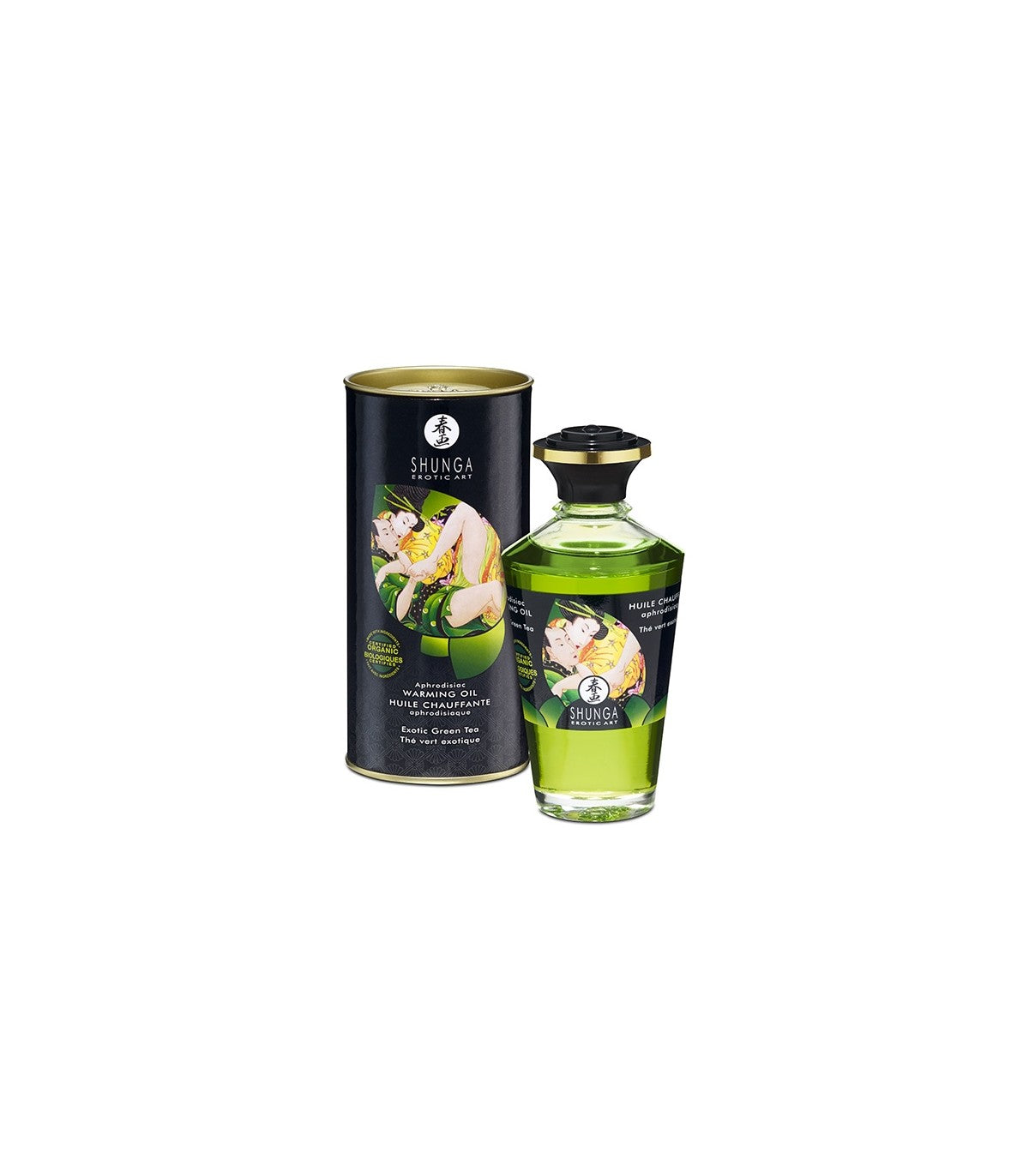 OLIO AFRODISCUSSIONE AL TÈ VERDE BIOLOGICO SHUNGA 100ML