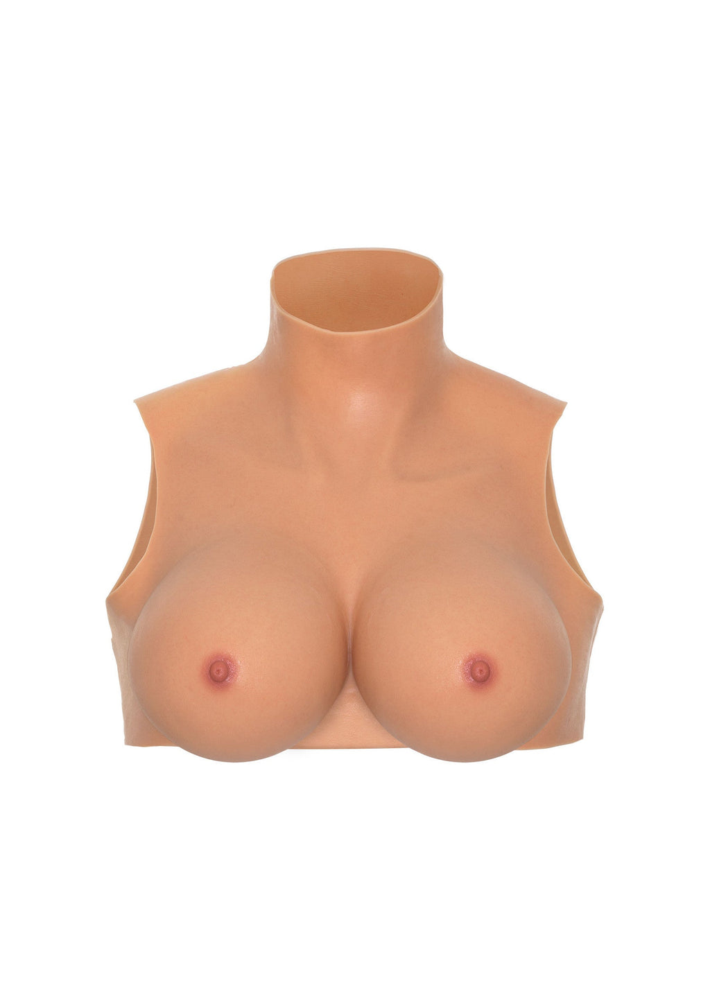 Top corto indossabile per il seno Coppa E pelle