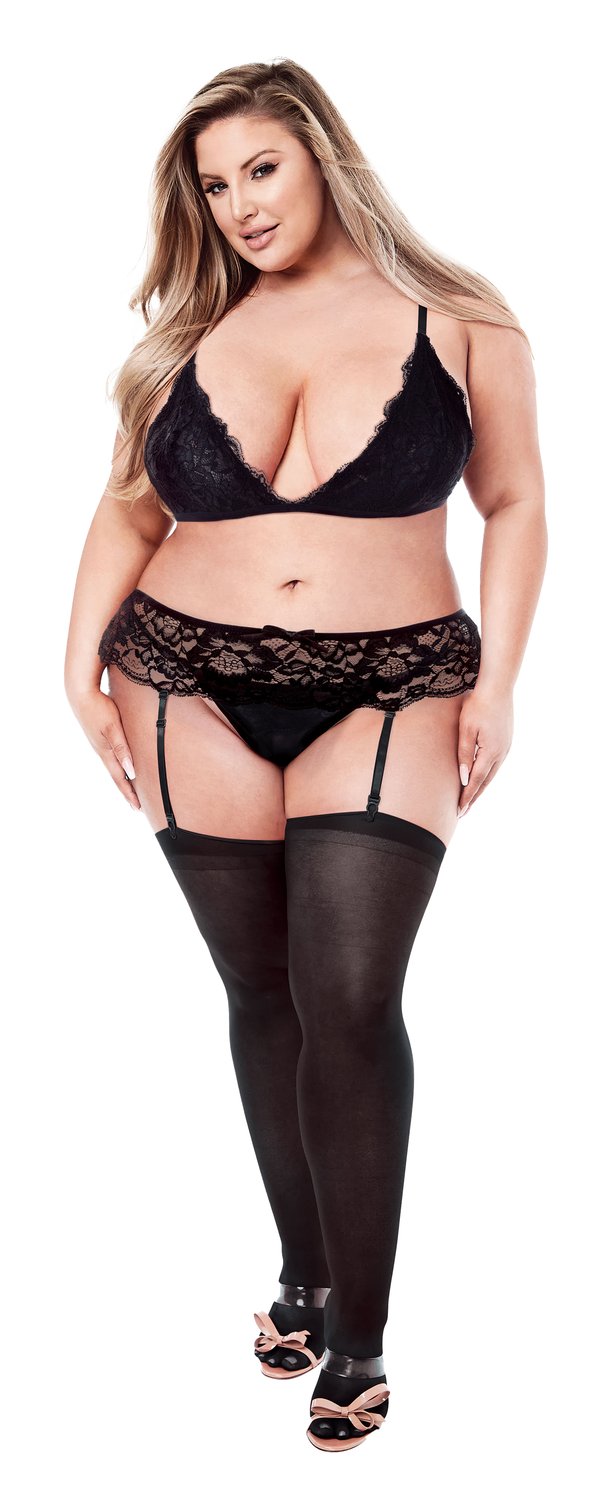 BACI 3 PEZZI REGGISENO, GIARDINIERA E SLIP ECO COMPLETO NERO, QS