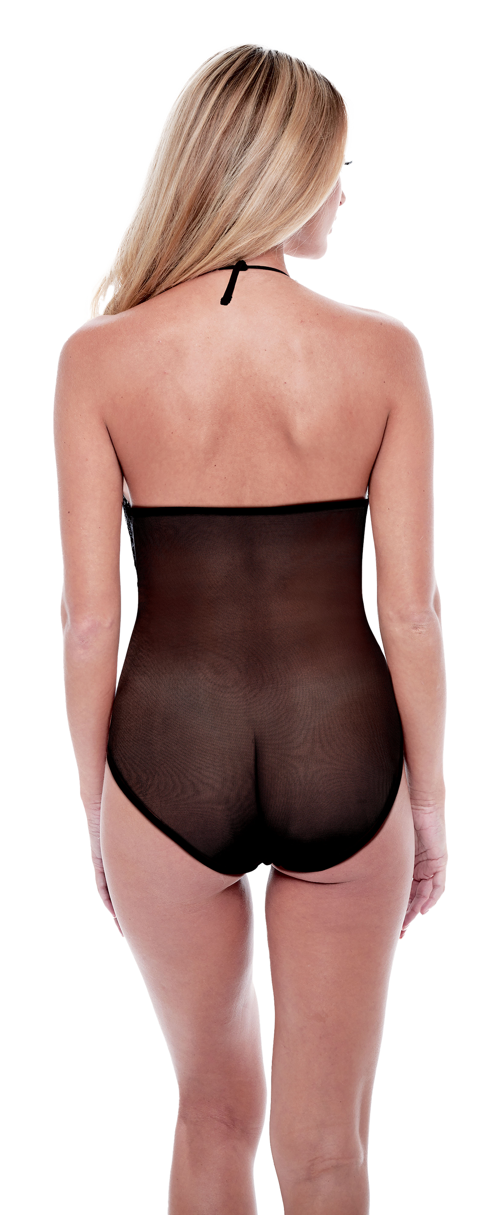 BACI ECO PIZZO E RETE TEDDY NERO