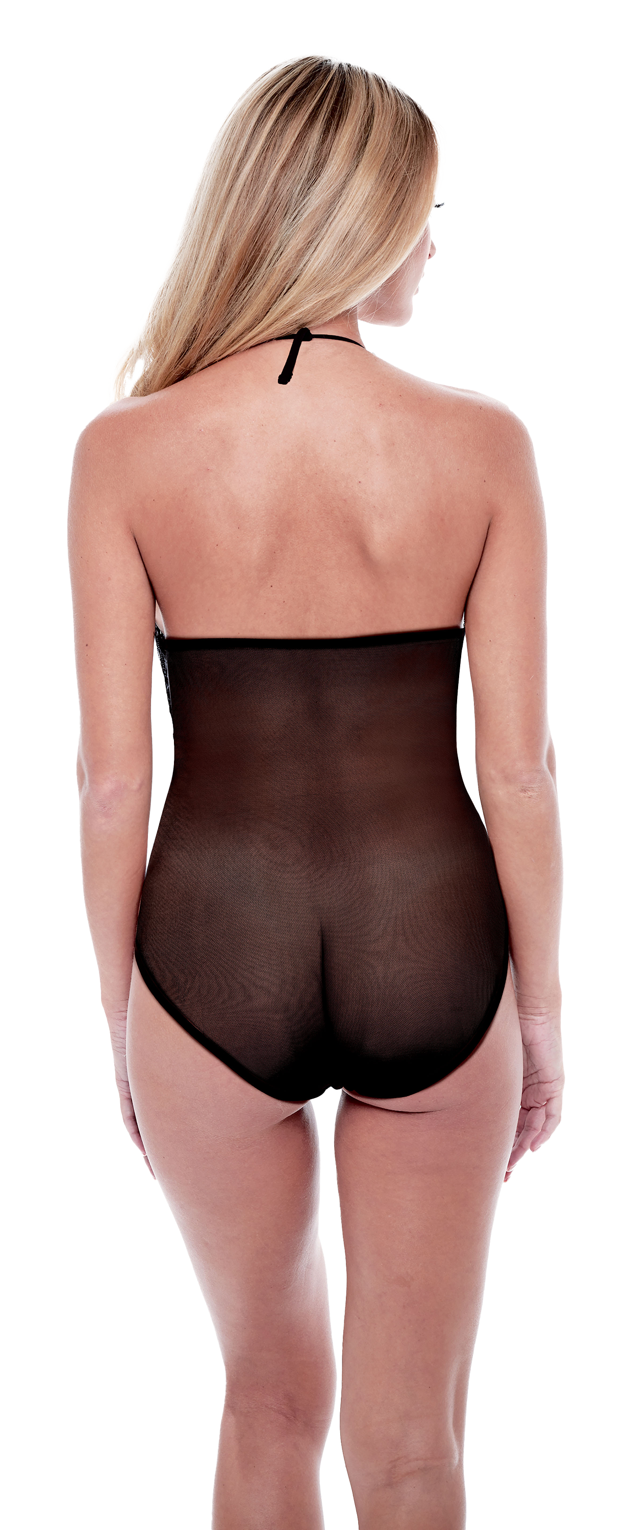 BACI ECO PIZZO E RETE TEDDY NERO