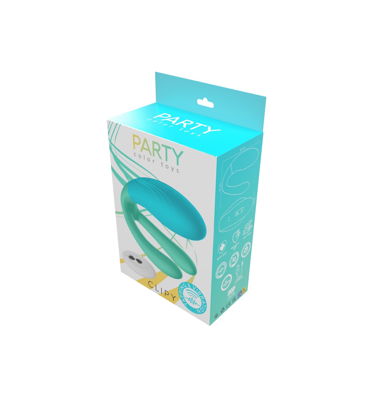 VIBRATORE CLIPY BLU