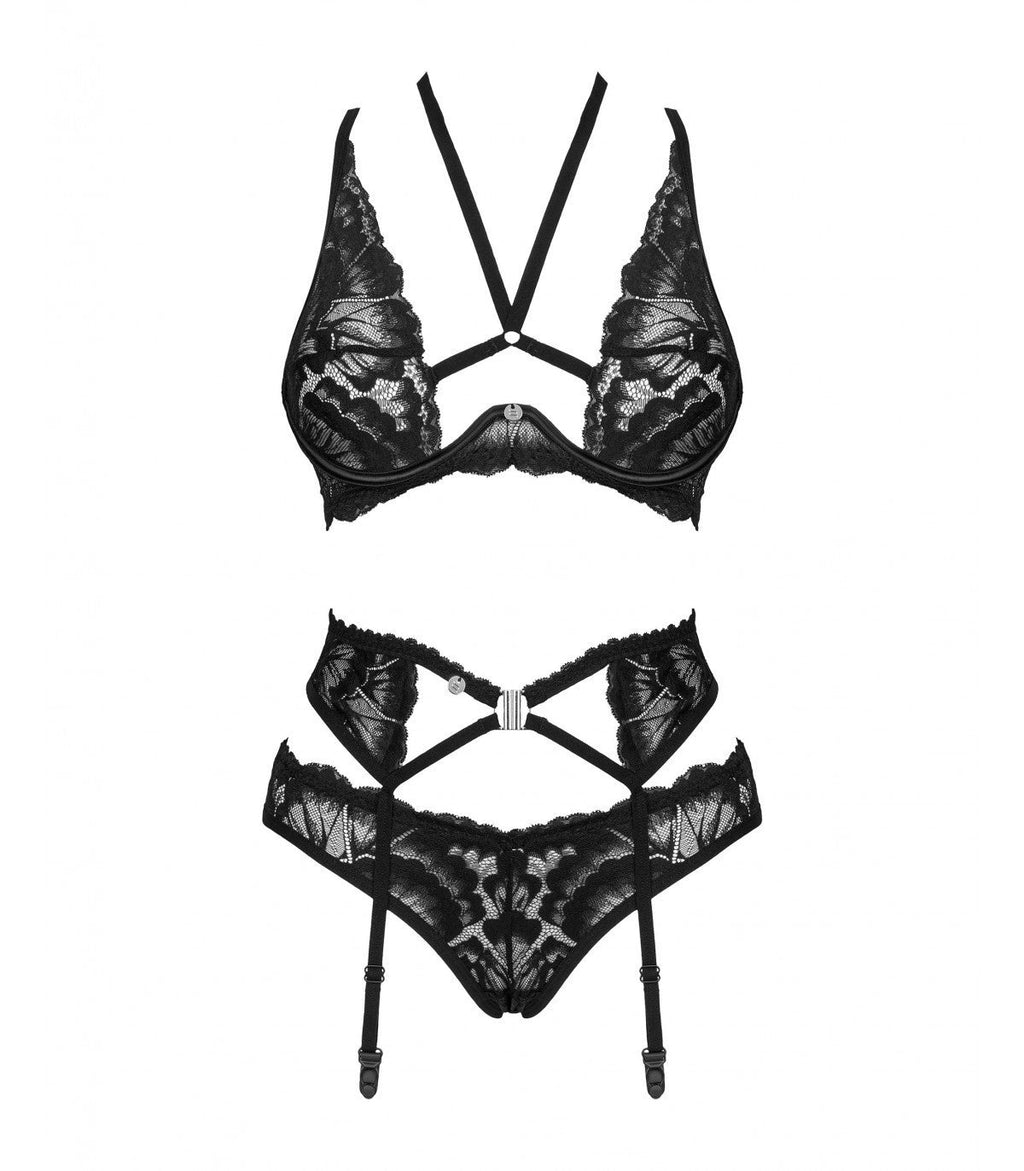 ALESSYA SET 3 PEZZI NERO M/L