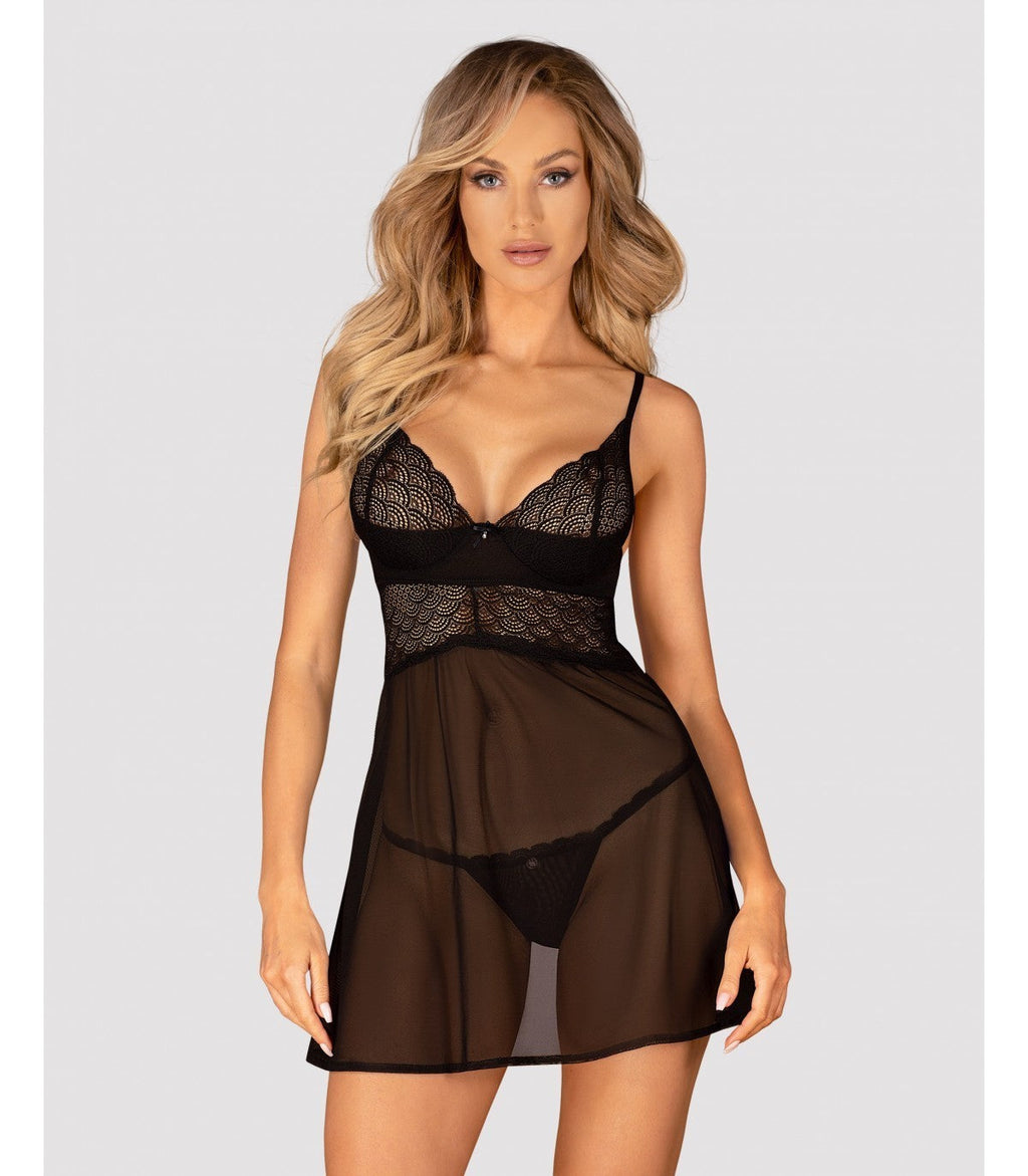 CHEMERIS BABYDOLL E PERIZOMA XS/S
