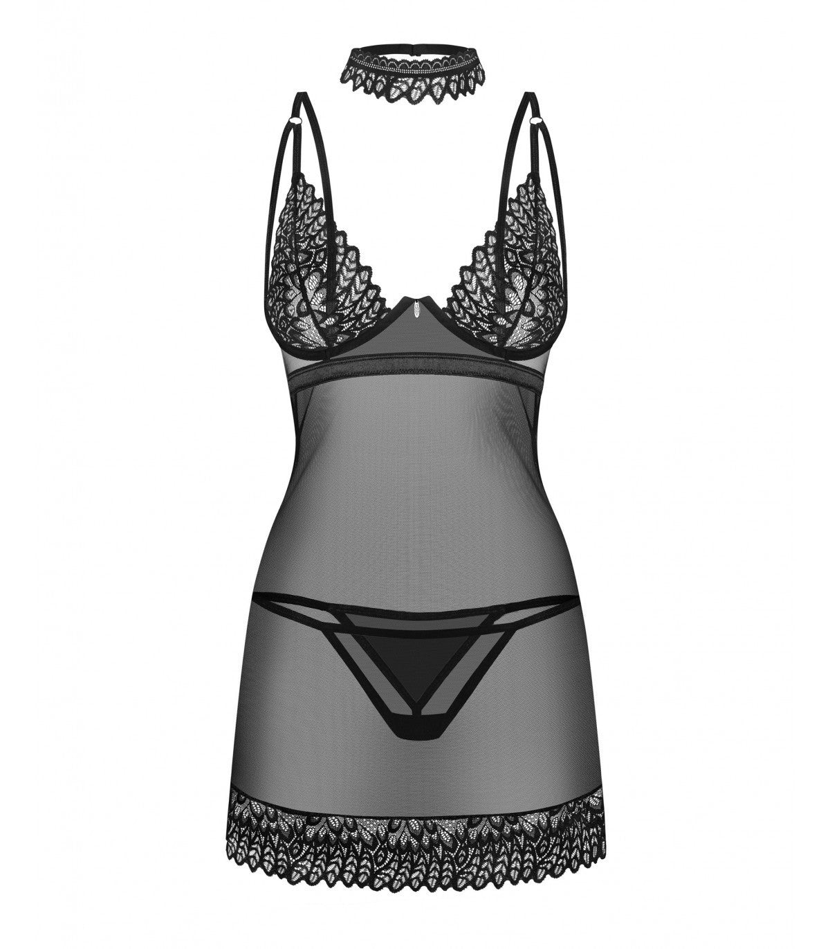 DONARELLA CHEMISE & THONG XL/2XL